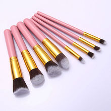 2015 Hot Sale 8pcs Nylon Bristle Cosmetic Brush Set Makeup Brush Tool Makeup Beauty Brusher concealer