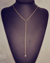 New Fashion accessories jewelry Triangle rhinestone necklace gift for women girl wholesale N1609