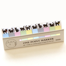 Kawaii Black Cats Memo Pad Sticky Notes Memo Notebook Stationery Papelaria Escolar School Supplies