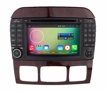 Quad core Android 4.4 Car DVD GPS for Mercedes Benz S Class S500 S600 S280 S320 S350 S400 S420 S430 W220 with Radio WiFi BT 3G