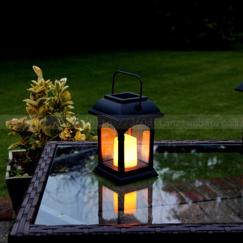 Фотография Solar Lantern House courtyard garden decoration lamp candle landscape outdoor chandelier hanging lights lantern