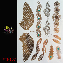 New hot Fashion 1pcs Indian Style Traumatic Shelter Inspired Temporary Flash Tattoo Stickers On The Body Flush Chalker Tatoo