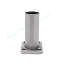 4pcs 3D printer CNC parts LMK12LUU 12mm bearing square flange long linear ball bearing match linear