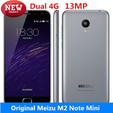 New 100% Original Meizu M2 Note Mini  MTK6735 Mobile Phone Dual SIM Card Dual 4G LTE-FDD Cellphone 13.0MP 16G ROM Smartphone W