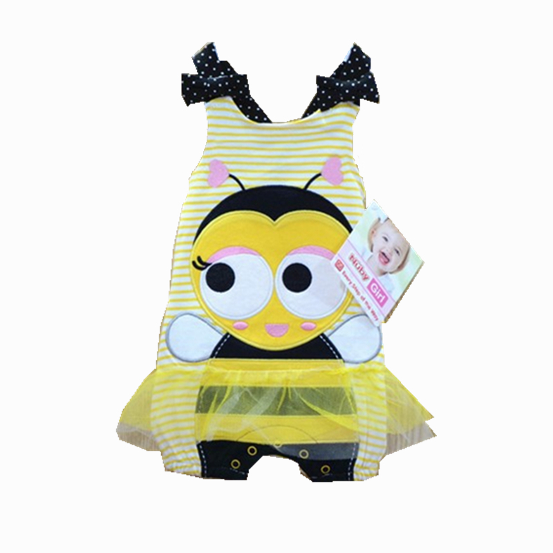 Summer Style 2015 Baby Girls Rompers Dress Ropa de bebe Newborn Next 100 Cotton Baby Carters