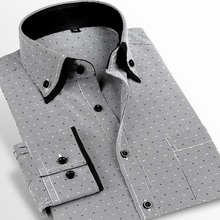 Mens Shirts Fashion 2015 Spring New Arrival Double-layer Folding Collar Long Sleeve Geometric Print Casual Slim Fit Men Shirt