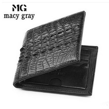 macygraymg 2016 hot sale alligator wallets men leisure real crocodile wallet brief more screens business travelers male wallet