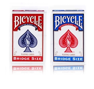 Playing cards Bicycle bridge size imported poker magic tricks blue color