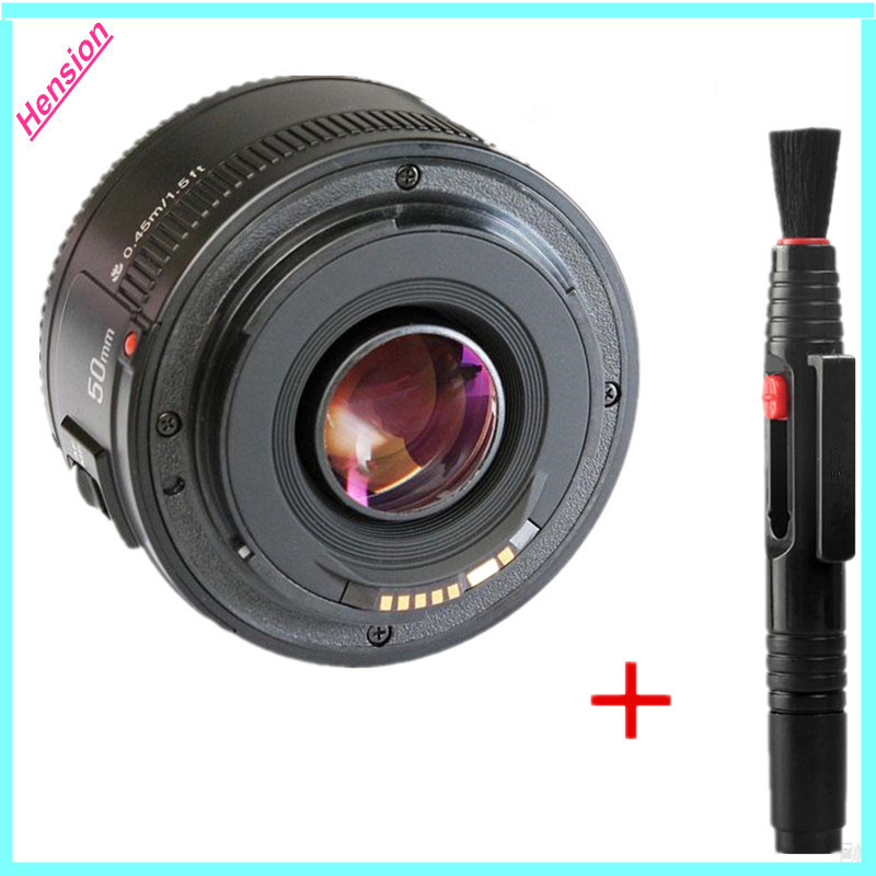 YONGNUO YN 50mm F1.8 Lens Large Aperture Auto Focus Lens 50mm/f1.8 for Canon EOS DSLR Cameras With Clearing Lens Pen