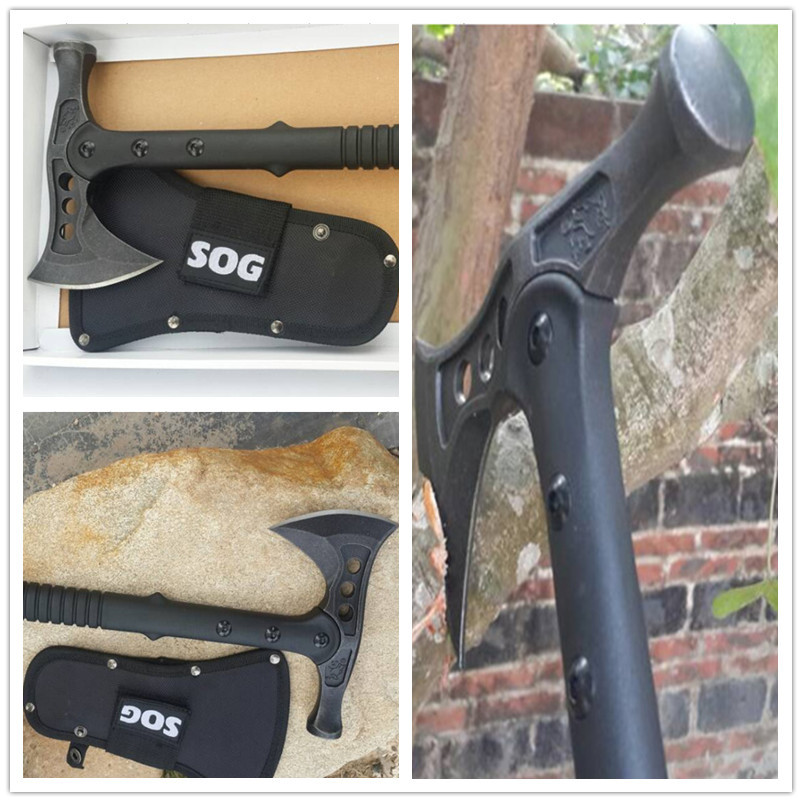 SOG M48 Hammer Tomahawk Axe tactical axe 3Cr13Mov steel G10 fiberglass
