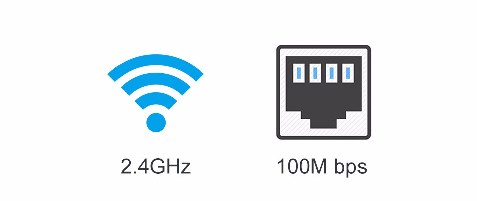 2.4GHz+100M Lan