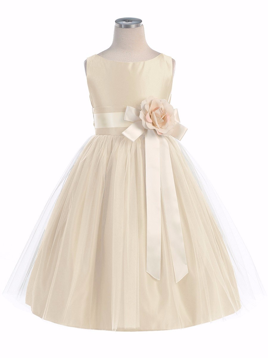 champagne-vintage-satin-tulle-dress-4