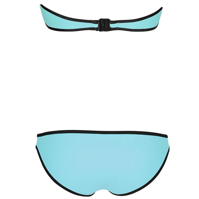 2015 Hot Sale triangl NEOPRENE BIKINI Superfly Swimsuit zipper top neon Bottoms Neoprene Swimwear For Women XS-L (15)
