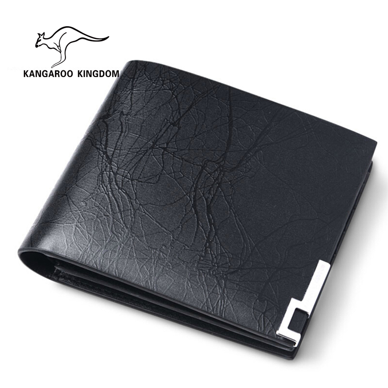 2015 new kangaroo genuine wallet man Qian Jia two layer leather wallet
