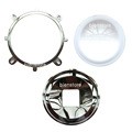 78mm Convex Lens Optical Glass LED Lens 82mm Reflector Fixed Steel bracket for 20 100W LED