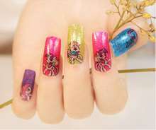  2 high quanlity Newest hot sale fingernail sticker 9 kinds of lovely pattern can choose