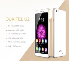 Original Oukitel U2 4G LTE Smartphone 5 5 960x540 Screen 64Bit MTK6735 Quad Core Cell Phone
