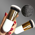 New Chubby Pier Professional Makeup Foundation Brush Flat Top Brush Foundation Powder Beauty Brush Cosmetic Wooden