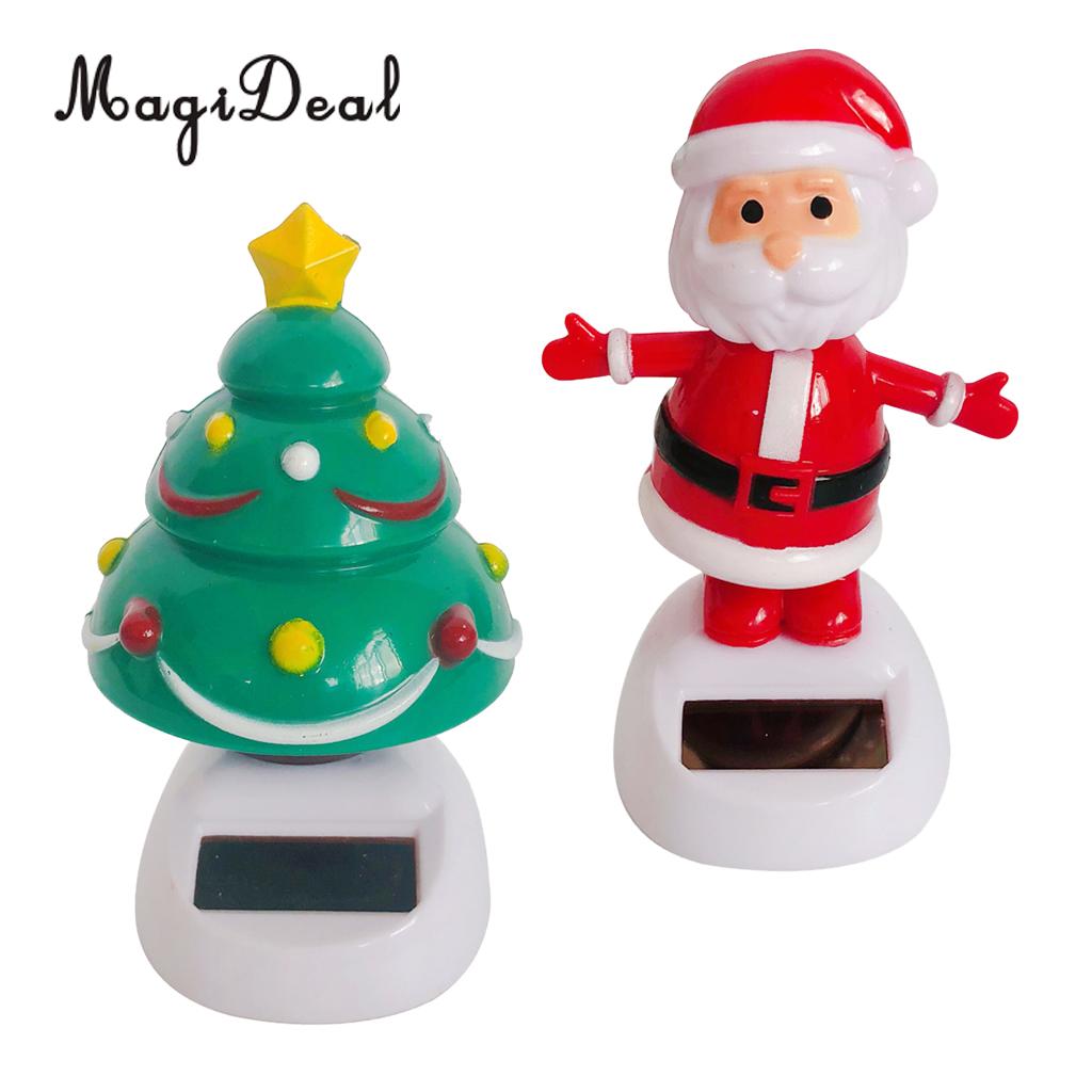 solar powered dancing christmas figures