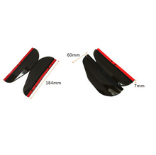 For VAZ Lada Largus accessories 3D Car Rain Eyebrow Rearview mirror rain gear 2pcs set