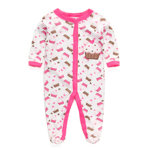 Baby Rompers 100 Cotton Panda Newborn to 9M Carters Baby Girl Boy Jumpsuits 1pc lot Long