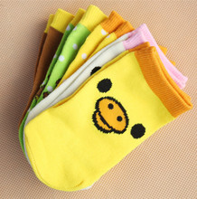 6 36 months 100 cotton Baby socks kids socks floor socks cartoon