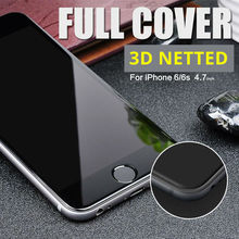 3D Full Screen Protection Tempered Glass For Apple iPhone 6 6s Screen Protector Film 9h Hardness Explosion Proof High Quality