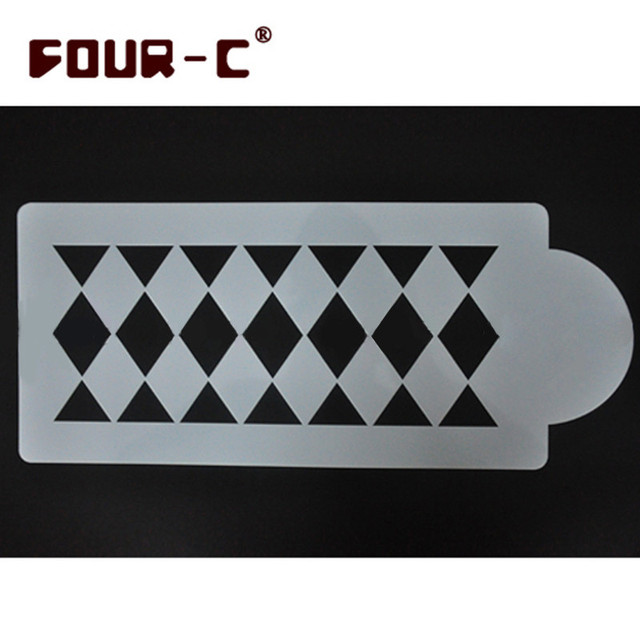 Harlequin Cake Stencil Harlequin Cake Stencil