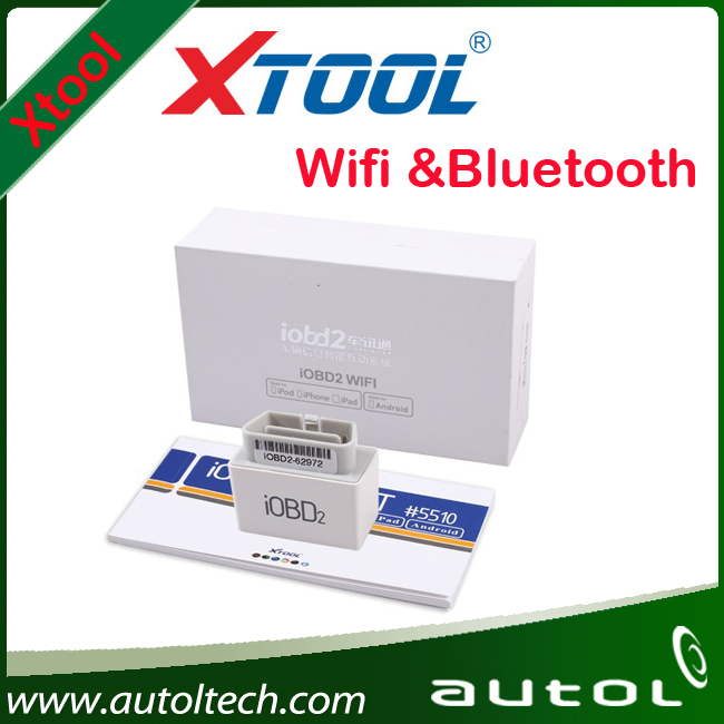 2015 100%  XTOOL IOBD2 -wifi elm327 WIFT OBD2  IOBD2 elm 327 WIFI    can-bus   