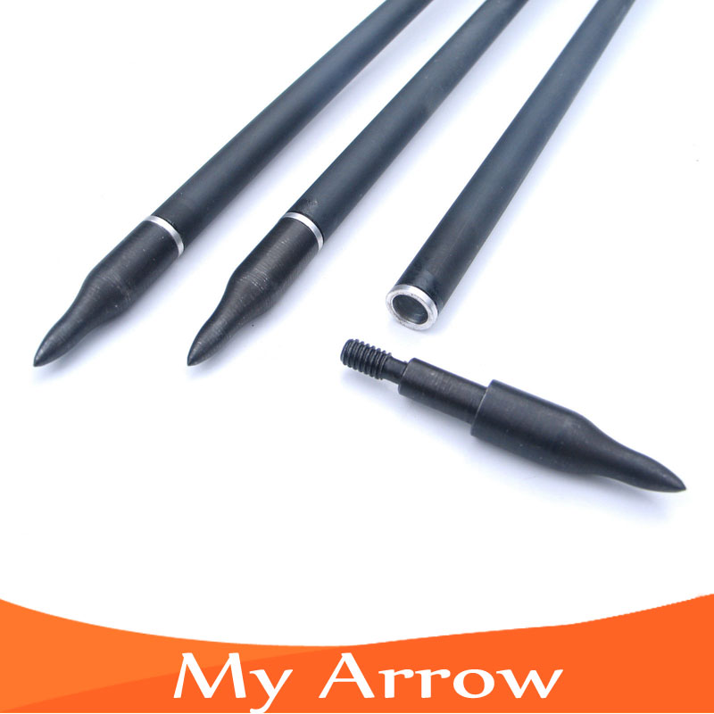 31 Carbon Arrow 12pcs Turkey Feathers Carbon Shaft Compound Bow Arrow With Replaceable Arrow Head For