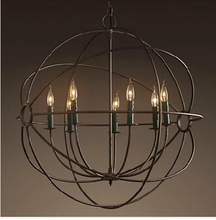 60cm Vintage American Industrial Pendant Lights RH LOFT Bar Cafe Hanglampen Light Fixtures Nordic E14 Led Pendant Lamp Retro