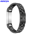 Heroyu 4 Colors Metal Stainless Steel Watch Band Replacement Strap For Fit bit Alta Tracker Bracelet