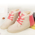2016 autumn winter ankle boots women winter shoes flat heel casual cute warm shoes women fashion