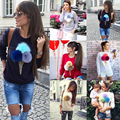 2016 Fashion Loose casual Autumn women sweatshirt Ice Cream 3D print Long sleeve hoodie coat Tops