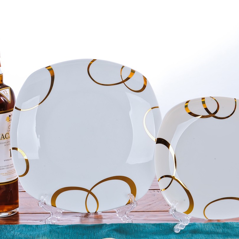 Description Picture 3 of item46pcs Dinnerware Set Jingdezhen Ceramic Tableware Avowedly China Tableware Dishes Plates Bowls