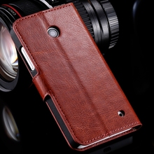 N630 Flip Wallet Case Luxury PU Leather Cover For Nokia Lumia 630 635 N630 N635 Full