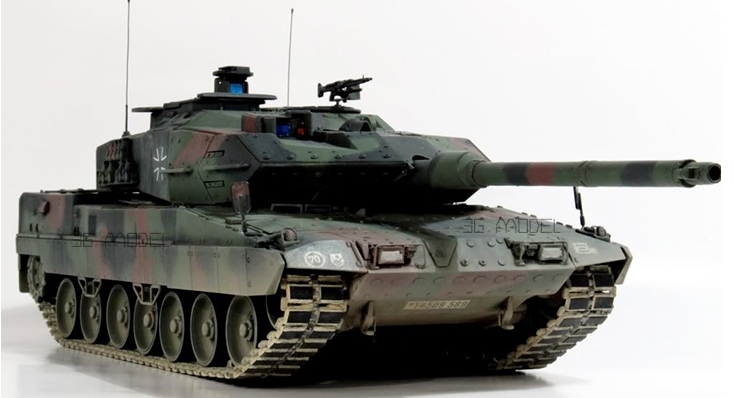 Trumpeter assembled tank model 82403 World War II German Leopard main battle tanks 2A6EX