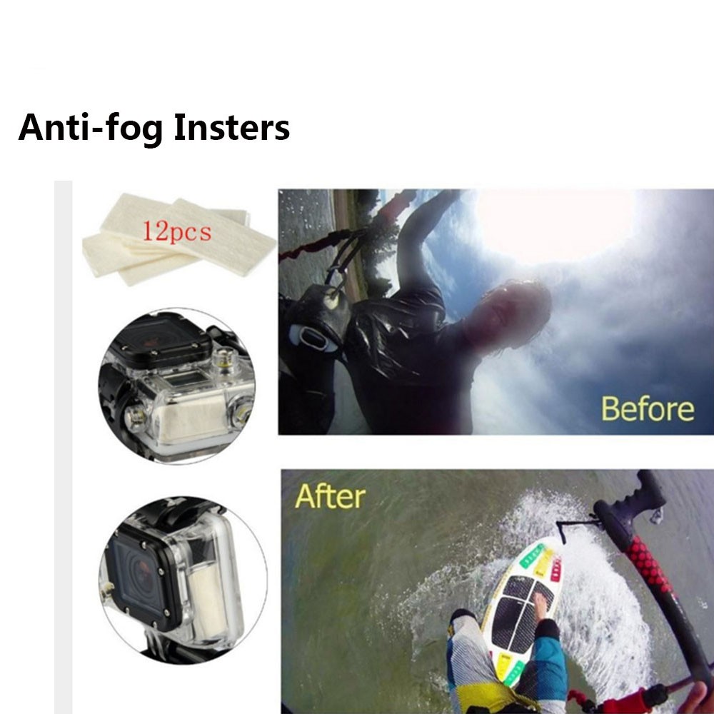 Anti-fog for gopro style camera