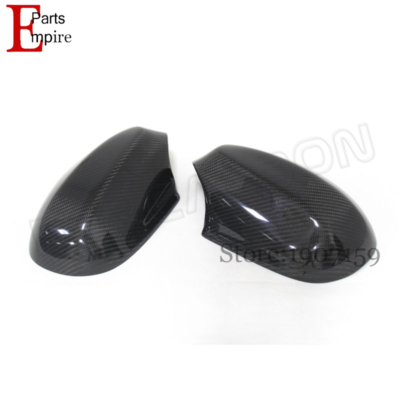 2 piece / pair Rear View mirror cover For BMW E92 E93 2009 2010 2011 2012 With Carbon Fiber Add on Style