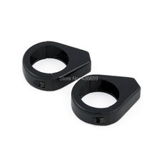Motorcycle Black 41mm Turn Signal Fork Clamps For Harley Softail FXS FXSTC FXSTD FXSTDI