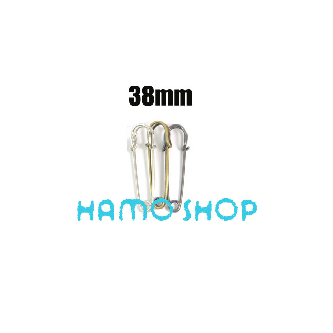 20pcs lot 38mm Mix Color Metal font b Kilt b font Pin Large Safety Brooch Pins