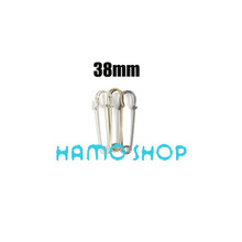 20pcs/lot 38mm Mix Color Metal Kilt Pin Large Safety Brooch Pins Fastening Jewellery Sewing Clothes