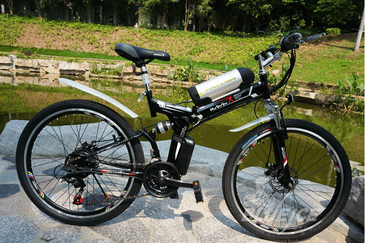 48V electric vehicles bike 26 inch bicycle 10A lithium battery folding bikes have shock absorbing frame