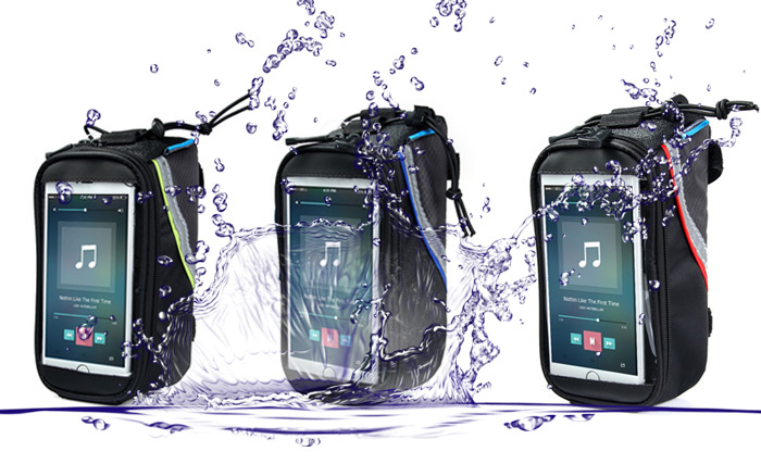 Roswheel Bike Touch Screen 4.8 inch Saddle Bag Holder Phone Pocket Riding Cycling Supplies