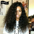 Glueless Full Lace Human Hair Wig Kinky Curly 100 Unprocessed Brazilian Virgin Hair Lace Front Wigs