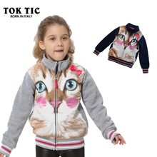 children girl 3D print hoodies kids spring/autumn long sleeve jacket girl clothing children fleece hoodies & sweatshirt 4-12year