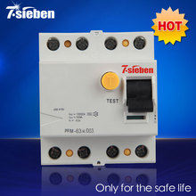 Новый F7 4 мифазный 63A 30mA 50 / 60 Гц индикатор утечки электро-трафарет магнитного типа узо стабильность сильна SE02