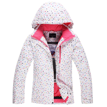 Ski suit Women plus velvet thickening thermal winter waterproof outdoor monoboard skiing clothing Free shipping