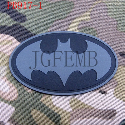 Big Super hero Batman Tactical military morale 3D PVC Patch Badges 