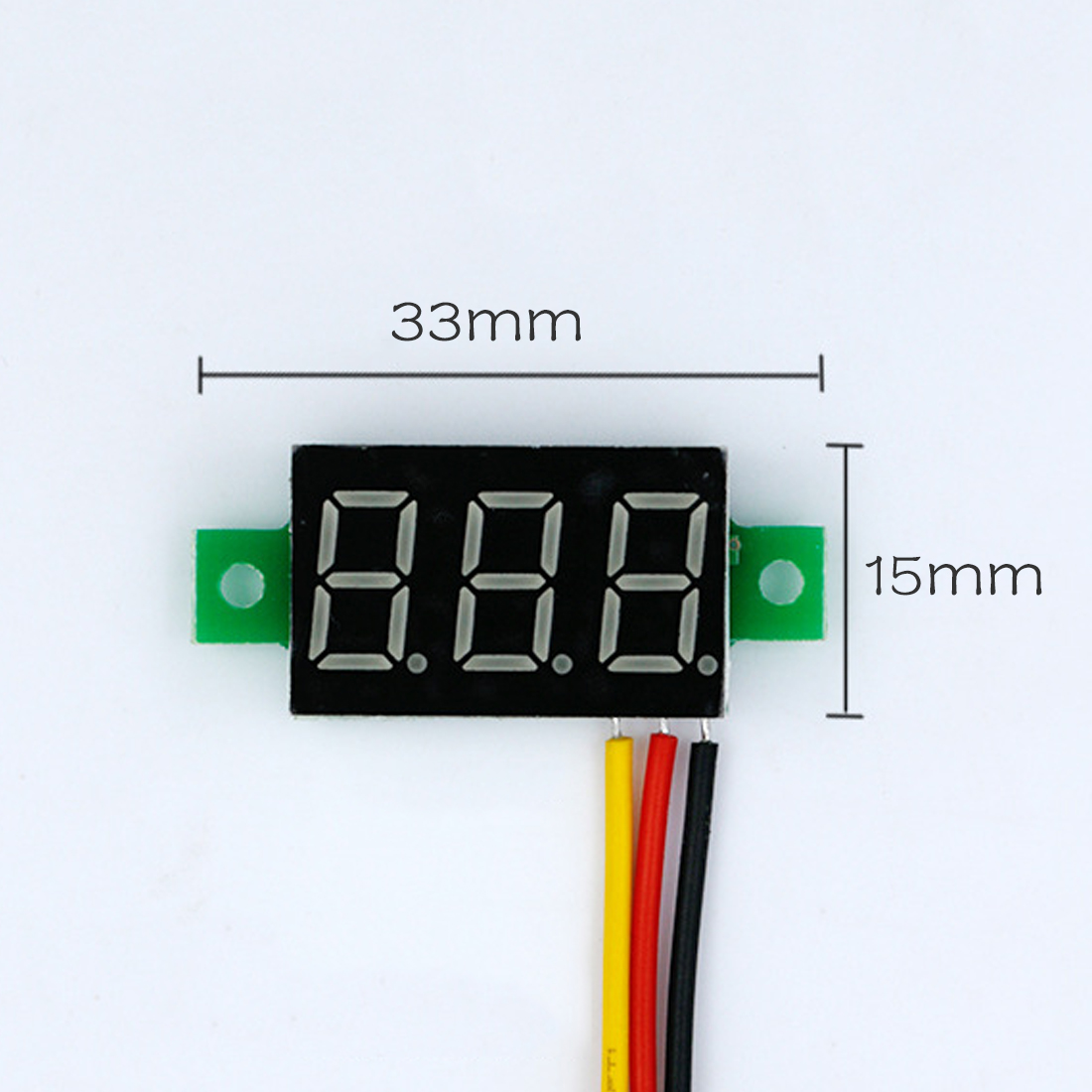 Mini 0.36 "Dc Digital Voltmeter Schalttafeleinbau Led Volt Volt Volt Rot 2,50 ai
